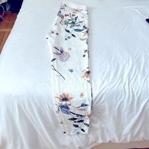 FDJ Olivia Euro Print Twill Slim Ankle Pant